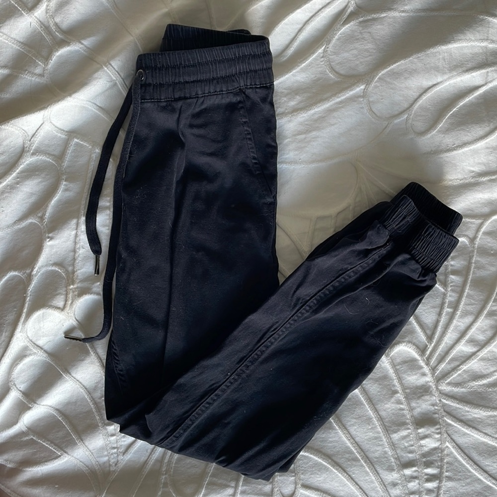 Black cargo pants